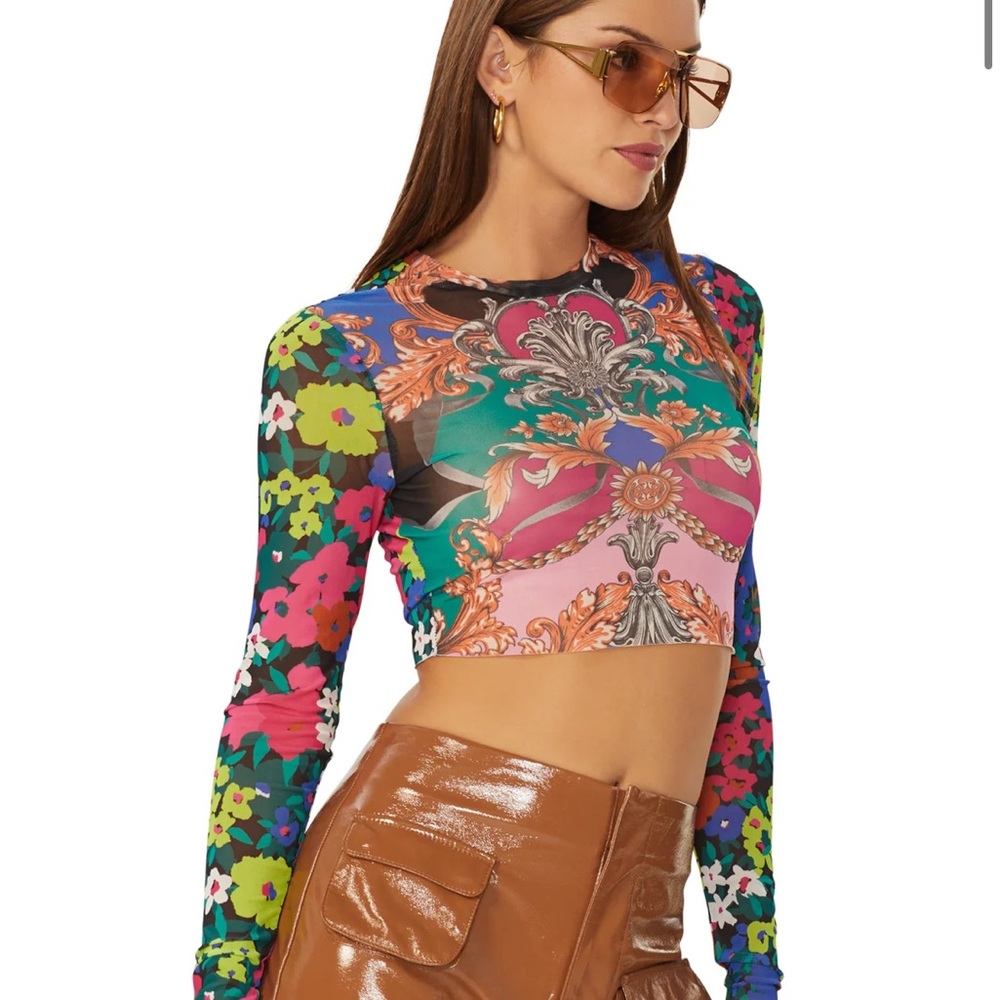 (NEW) AFRM Hardin Top Baroque Print Size M